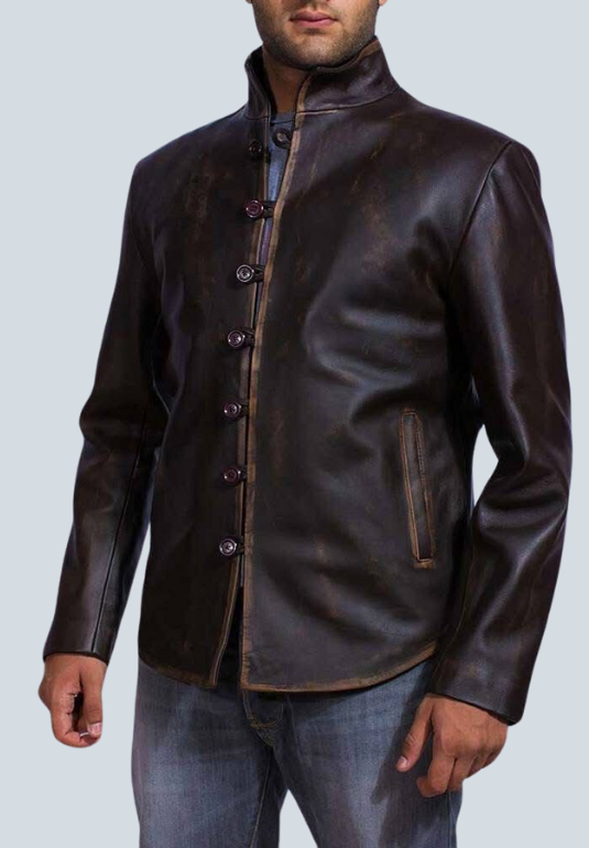 Malcolm Drakeshire Brown Leather Jacket